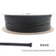 4/8/12/16mm Pure Black Shock Absorber Net HiFi Audio Signal Cable Speaker Cable Power Cable Coaxial Cable Shielding Net 4/8/12/16mm Pure Black Shock Absorber Net HiFi Audio Signal Cable Speaker Cable Power Cable Coaxial Cable Shielding Net