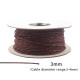 3mm/5mm/8mm/12mm/15mm/20mm Red Shock Absorption Audio Cable Shielding Network Signal Cable Speaker Cable Shielding Network 3mm/5mm/8mm/12mm/15mm/20mm Red Shock Absorption Audio Cable Shielding Network Signal Cable Speaker Cable Shielding Network