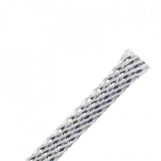 Gold Foil / Silver Foil Foil Audio Cable Net Shock-proof Interference Signal Speaker Wire Braided Sleeving Shock-absorbing Net Gold Foil / Silver Foil Foil Audio Cable Net Shock-proof Interference Signal Speaker Wire Braided Sleeving Shock-absorbing Net