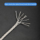 Xangsane Loose Wire XS-8Y Silver-plated Material 8-strand Weaving Headphone Cable DIY HiFi Unplugged Wire