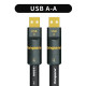 6N Single Crystal Copper USB Cable A to B for OTG Decoding Connection Decoder Desktop Computer Laptop Data