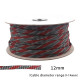 3mm/5mm/8mm/12mm/15mm/20mm Red Shock Absorption Audio Cable Shielding Network Signal Cable Speaker Cable Shielding Network 3mm/5mm/8mm/12mm/15mm/20mm Red Shock Absorption Audio Cable Shielding Network Signal Cable Speaker Cable Shielding Network