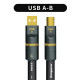 Xangsane 3300 Audio Cable Premium Frozen 6N Single-Crystal Copper USB Cable for High-Fidelity Audio & Data 