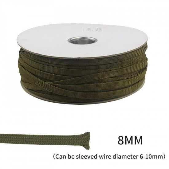 4mm/6mm/8mm/12mm/15mm Shielding Net Green Pure Cotton Shock Absorbing Audio Hifi Signal Cable Power Cord Speaker Speaker Wire 4mm/6mm/8mm/12mm/15mm Shielding Net Green Pure Cotton Shock Absorbing Audio Hifi Signal Cable Power Cord Speaker Speaker Wire