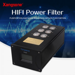 Hi-end Audio Power Filter US Plug Power Purifier HiFi Amplifier Audio Socket 6 Holes