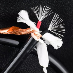 XS1101AG  2.5mm²  x 2 HiFi 13AWG DIY Pure Silver Speaker Bulk Cable 