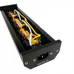  Aluminium Alloy US Plug AC Power Conditioner Power Filter Purifier HiFi Audio Power Socket