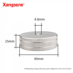 Xangsane 4PCS 49mm*15mm Stainless Steel Hifi Audio Audio Amplifier CD Player Tube Amplifier Shock-absorbing Feet Speaker Mounts & Stands