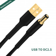 OCC High Fidelit DC Audio Power Cable USB A-2.5mm-2.1mm HiFi Dedicated Audiophile DC2.5-2.1 OCC High Fidelit DC Audio Power Cable USB A-2.5mm-2.1mm HiFi Dedicated Audiophile DC2.5-2.1