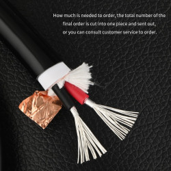 XS1101AG  2.5mm²  x 2 HiFi 13AWG DIY Pure Silver Speaker Bulk Cable 