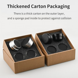4pcs Solid Aluminum Alloy Audio Foot Pad Nail Machine Tripod Silicone Anti-skid Gasket Pat Speaker Shock Absorber