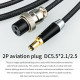 5N Pure Silver 0.5mm² 19AWG HiFi DC Audio Power Cable 5.5 DC2.1-2.5 2P Aviation Cable To DC2.5/2.1 5N Pure Silver 0.5mm² 19AWG HiFi DC Audio Power Cable 5.5 DC2.1-2.5 2P Aviation Cable To DC2.5/2.1