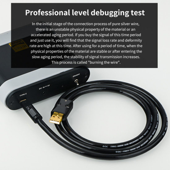 Pure silver type c otg decoding cable USB ab square port conversion ...