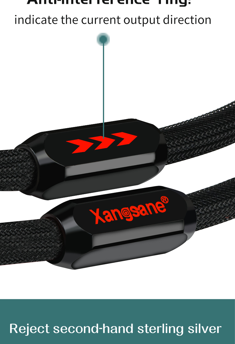 xangsane high 6N pure silver xlr audio cable microphone