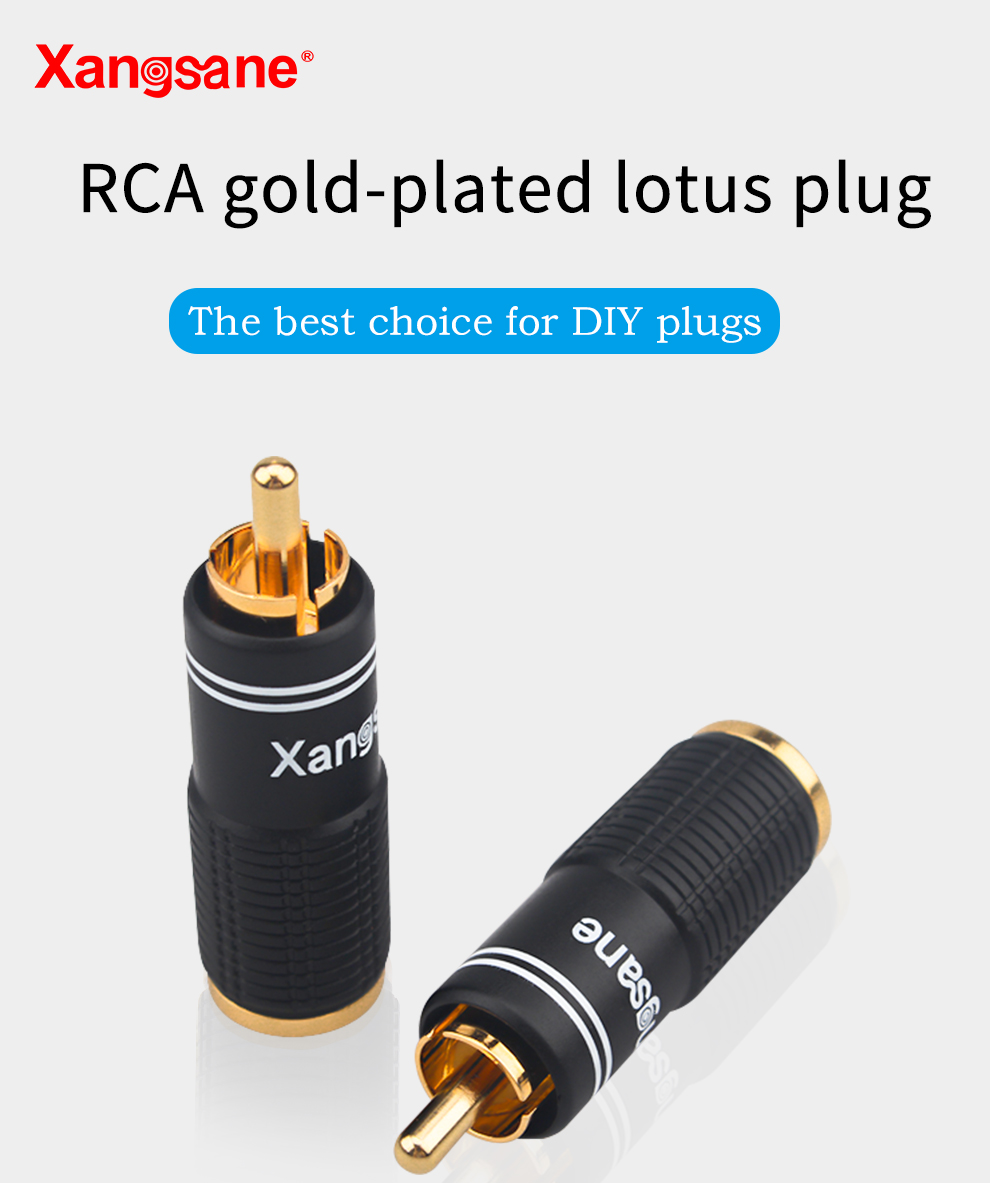 Xangsane-4PCS-Lotus-RCA-plug-pure-copper-gold-plated-audio-signal-cable-plug-hifi-DIY-amplifier-speaker-cable-plug-3256801404039216