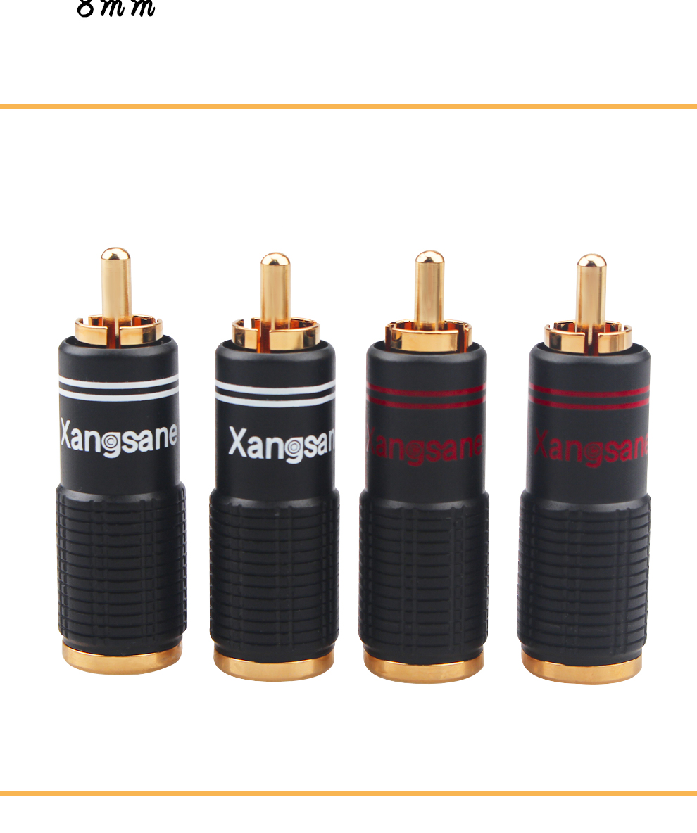 Xangsane-4PCS-Lotus-RCA-plug-pure-copper-gold-plated-audio-signal-cable-plug-hifi-DIY-amplifier-speaker-cable-plug-3256801404039216