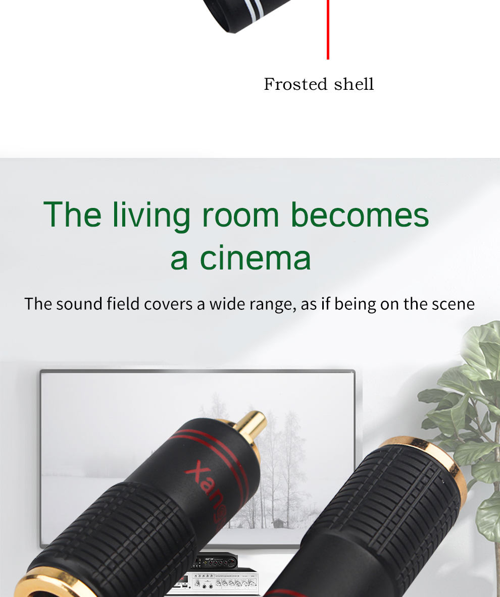 Xangsane-4PCS-Lotus-RCA-plug-pure-copper-gold-plated-audio-signal-cable-plug-hifi-DIY-amplifier-speaker-cable-plug-3256801404039216