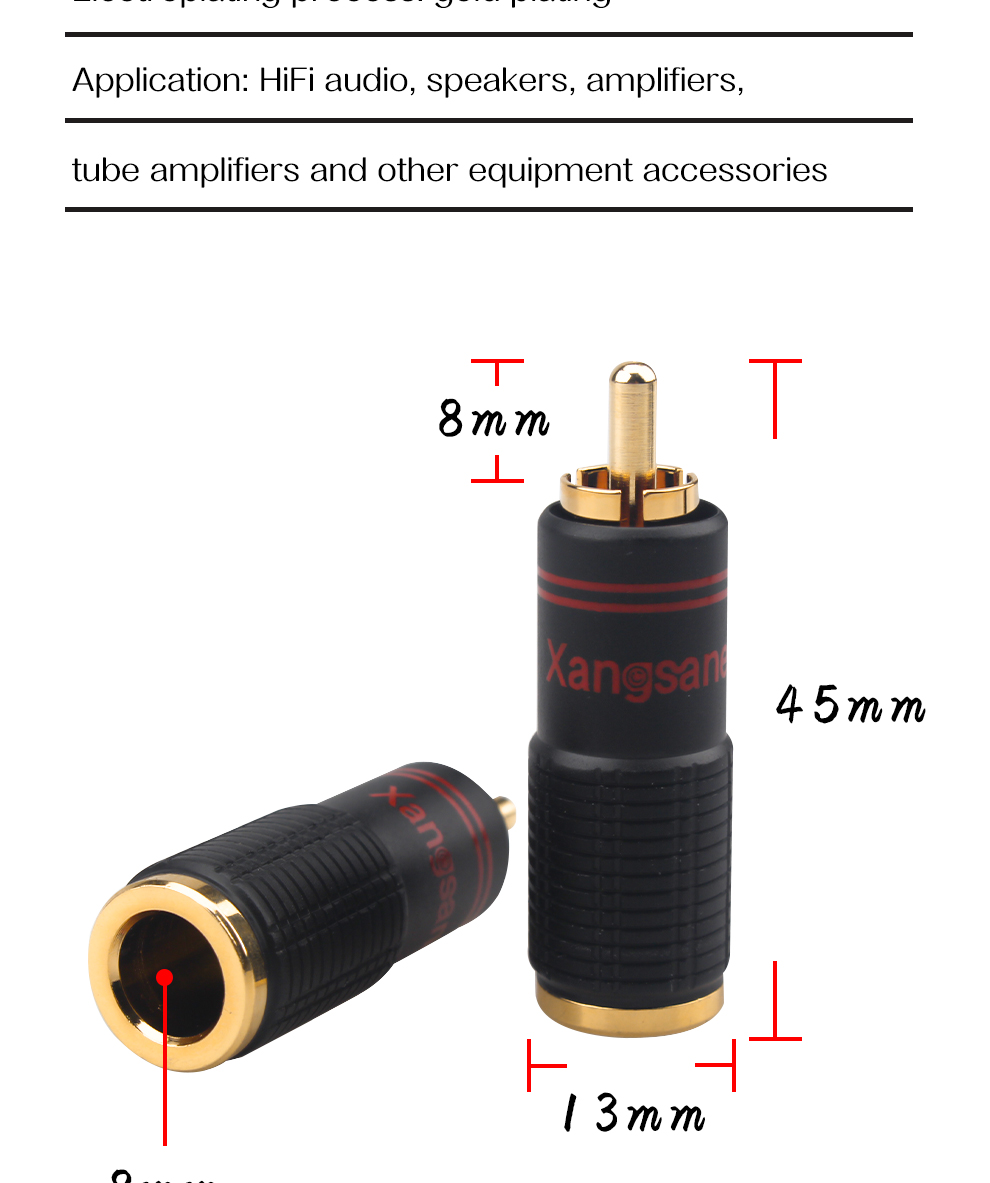 Xangsane-4PCS-Lotus-RCA-plug-pure-copper-gold-plated-audio-signal-cable-plug-hifi-DIY-amplifier-speaker-cable-plug-3256801404039216