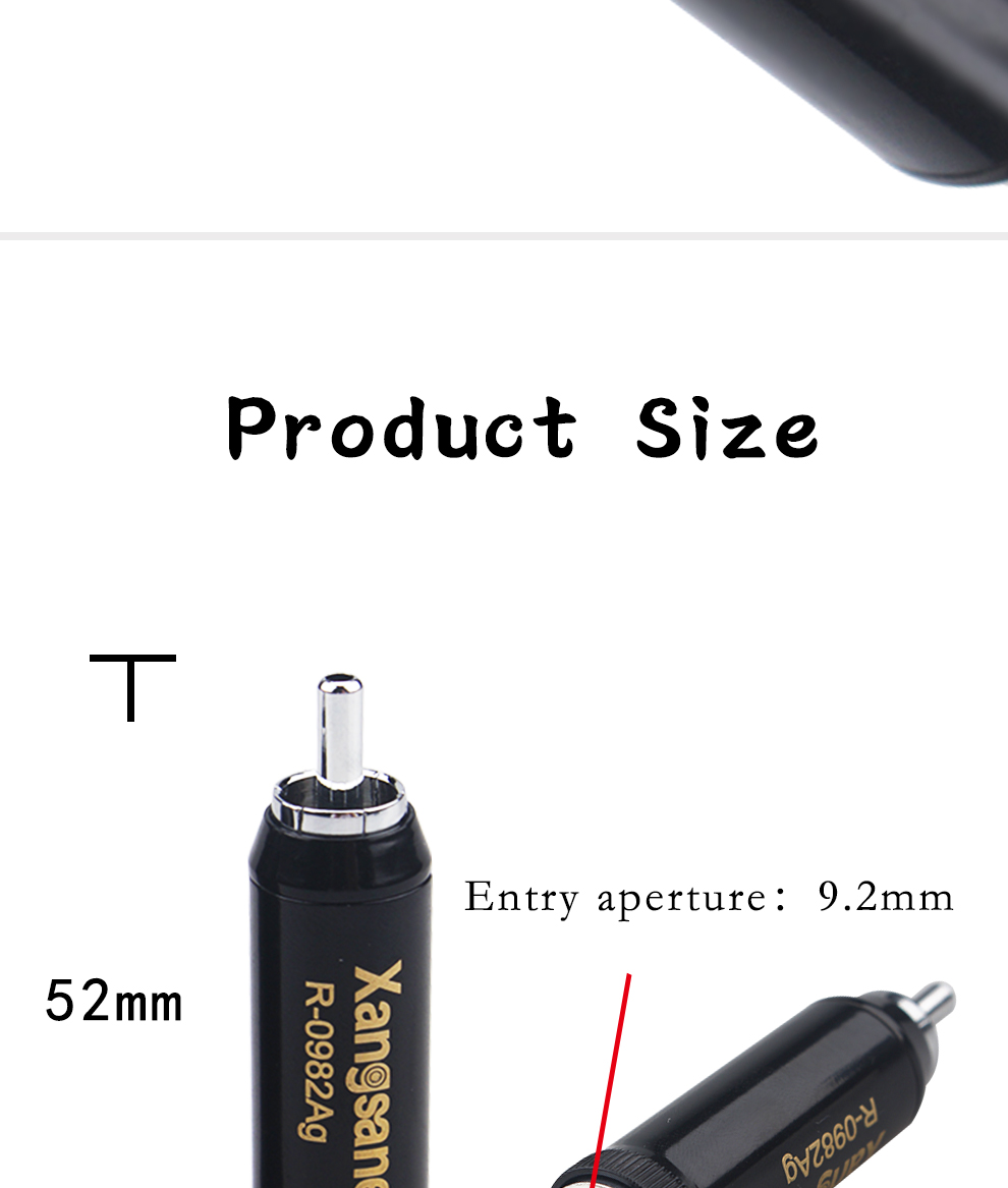 Xangsane-4pcs-from-gold-platedrhodium-plated-self-locking-RCA-lotus-HiFi-audio-signal-cable-plug-fever-audio-DIY-accessories-2255800293021551