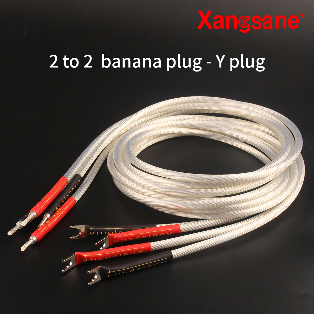 Xangsane-Audiophile-Audio-Cable-4roots-HIFI-99999-5N-Single-crystal-copperOCCSilver-plated-Speaker-Cable-banana-plug-Y-plug-2255800282372446