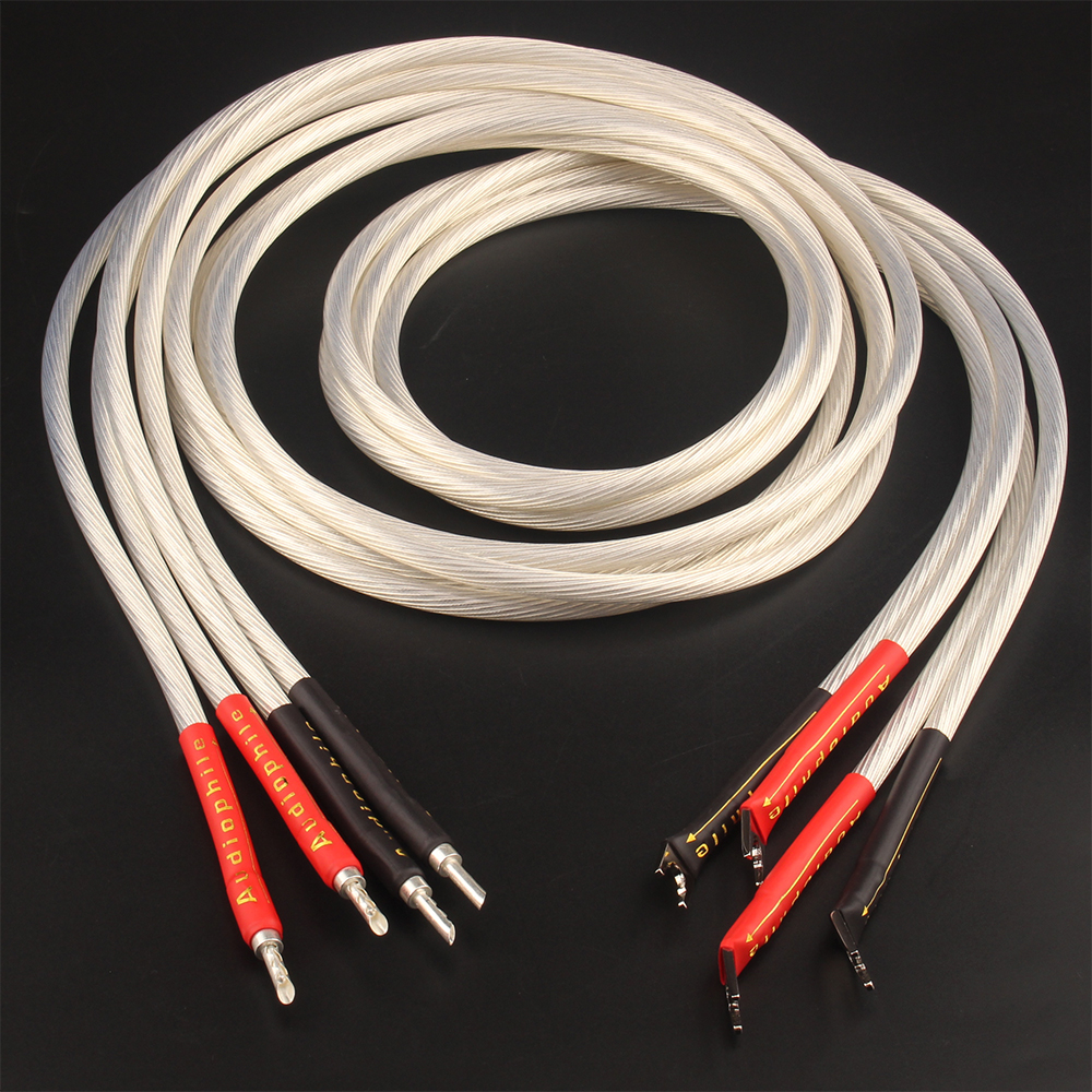 Xangsane-Audiophile-Audio-Cable-4roots-HIFI-99999-5N-Single-crystal-copperOCCSilver-plated-Speaker-Cable-banana-plug-Y-plug-2255800282372446