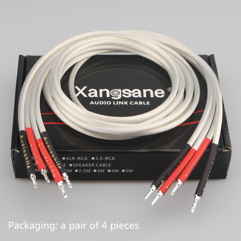 Xangsane-Audiophile-Audio-Cable-4roots-HIFI-99999-5N-Single-crystal-copperOCCSilver-plated-Speaker-Cable-banana-plug-Y-plug-2255800282372446