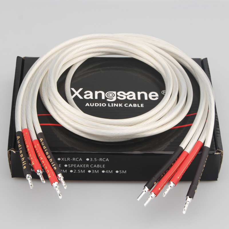 Xangsane-Audiophile-Audio-Cable-4roots-HIFI-99999-5N-Single-crystal-copperOCCSilver-plated-Speaker-Cable-banana-plug-Y-plug-2255800282372446