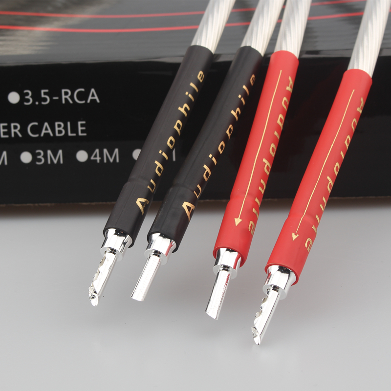 Xangsane-Audiophile-Audio-Cable-4roots-HIFI-99999-5N-Single-crystal-copperOCCSilver-plated-Speaker-Cable-banana-plug-Y-plug-2255800282372446