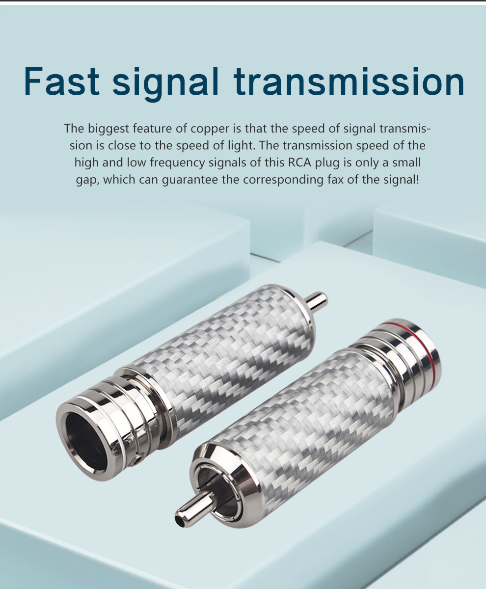 Xangsane-OEM-Brass-Copper-blackwhite-Rhodium-Plated-Hollow-Out-Design-Carbon-Fiber-RCA-Lotus-plug-Audio-signal-cable-plug-2255800297662250