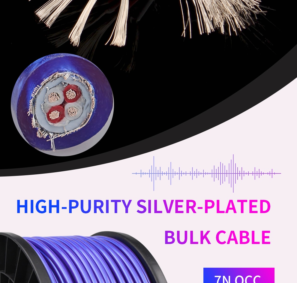 Xangsane-SP-7001Ag7N-four-core-OCC-silver-plated-bulk-cable-audio-cable-USB-cable-signal-cable-XLR-connecting-cable-coaxial-BNC-3256801750010608
