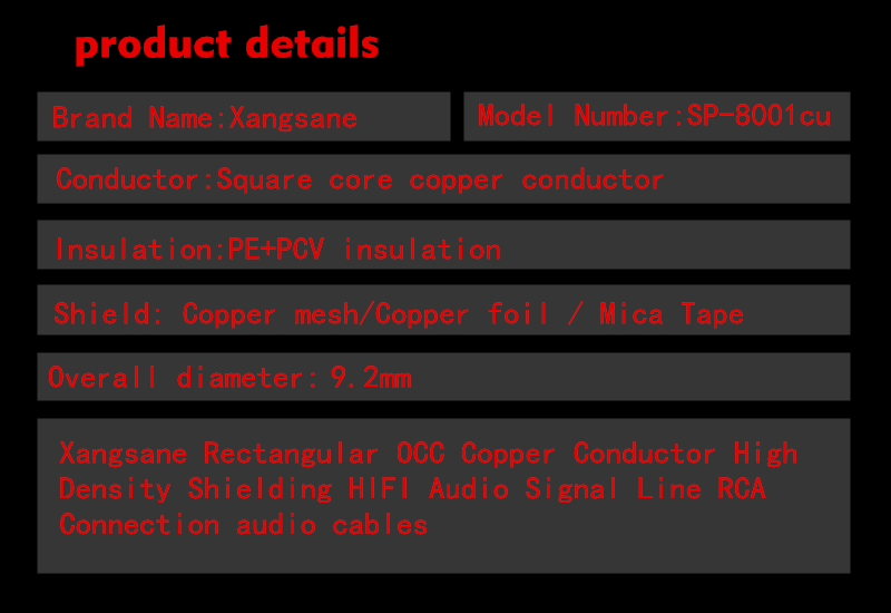 Xangsane-SP-8001Cu-Rectangular-OCC-Copper-Conductor-High-Density-Shielding-HIFI-Audio-Signal-Bulk-cable-diy-RCA-audio-cables-2251832821344019