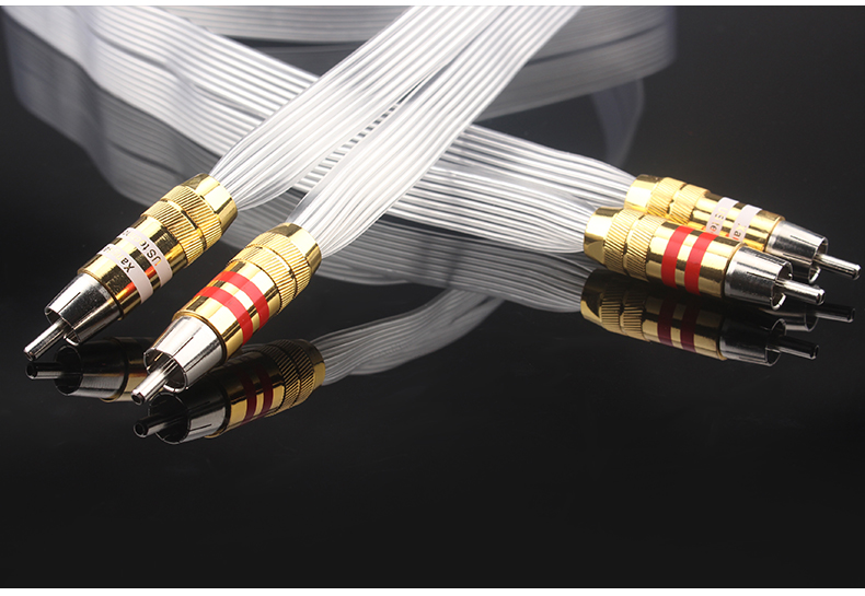 Xangsane-audiophile-ribbon-OCC-silver-plated-audio-hifi-rca-cable-signal-cable-2rca-to-2rca-lotus-plug-cable-2-plug-versions-2255800964192257