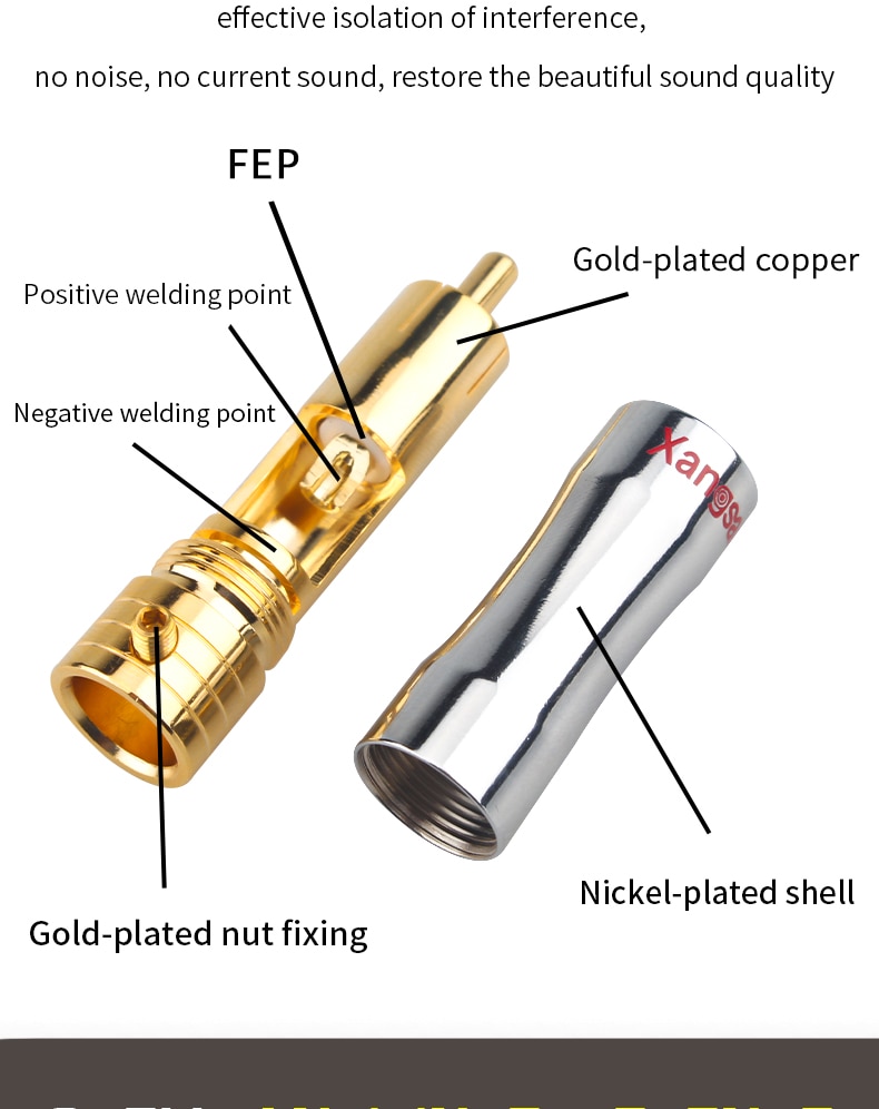 Xangsane-fever-grade-4pcs8pcs20pcs-pure-copper-gold-plated-RCA-lotus-plug-shell-nickel-plated-audio-cable-plug-AV-welding-plug-2255800631583797
