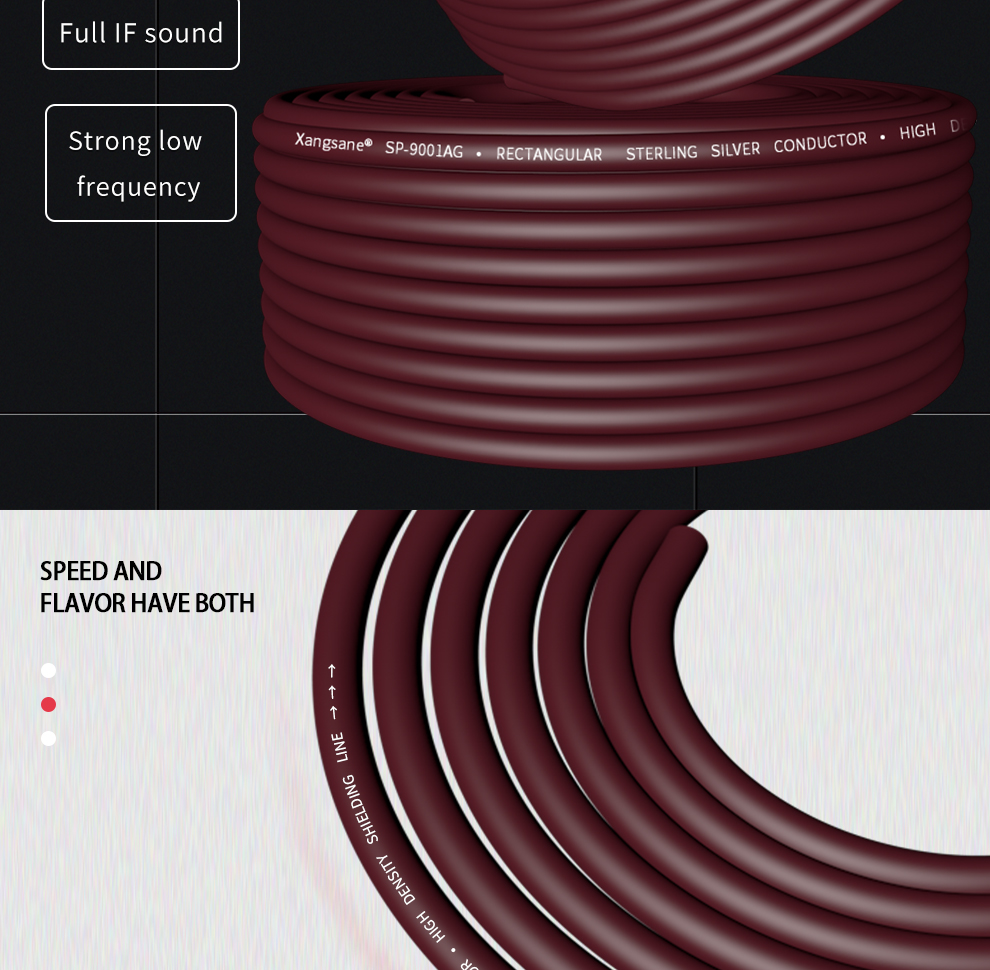Xangsane-square-core-4N-pure-silver-conductor-high-density-shielded-HIFI-audio-signal-cable-RCA-connecting-cable-XLR-bulk-cable-2251832818970285