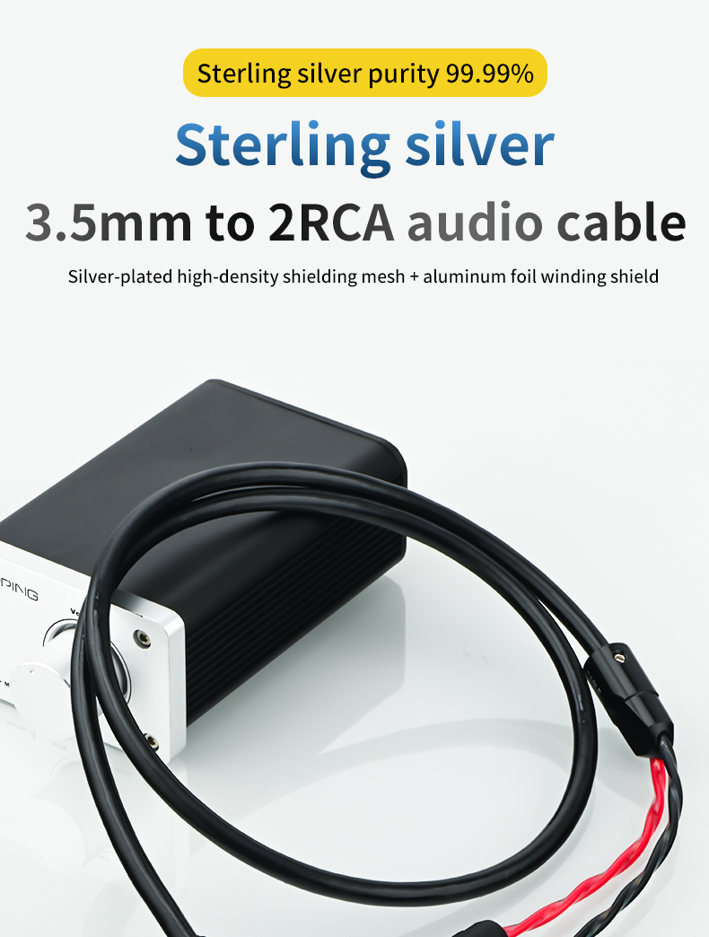 xangsane-sterling-silver-4N-audio-cable-one-point-two-35mm-to-2RCA-double-lotus-conversion-head-desktop-host-to-power-amplifier-3256803978216593